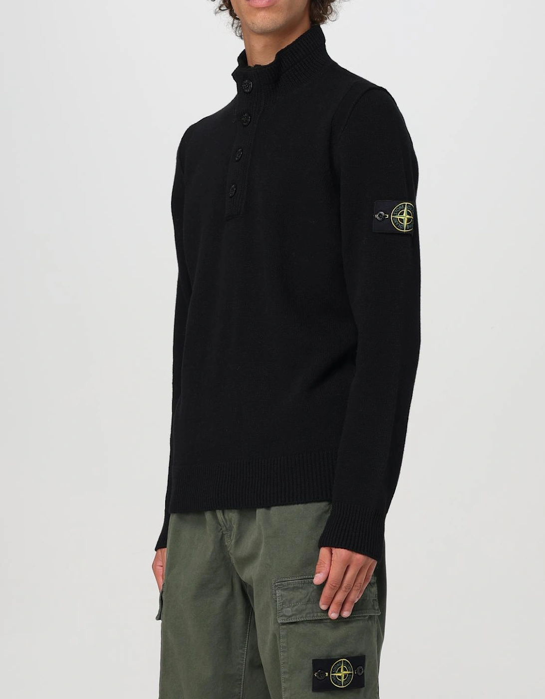 High Neck Merino Wool Sweater