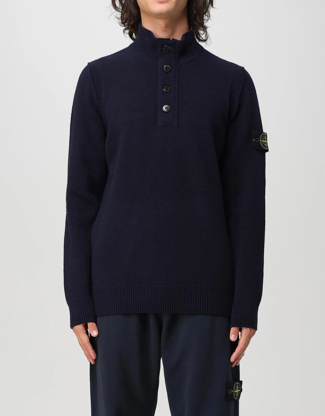 High Neck Merino Wool Sweater