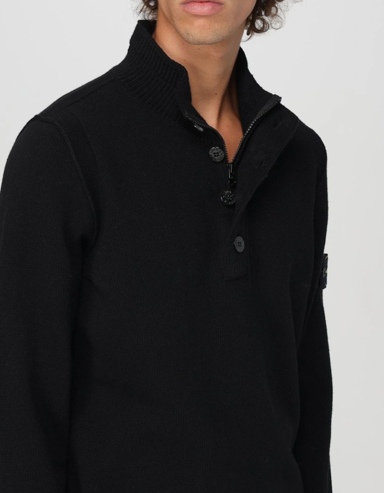 High Neck Merino Wool Sweater