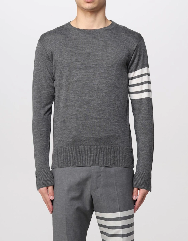 Four Bar Crewneck Sweater