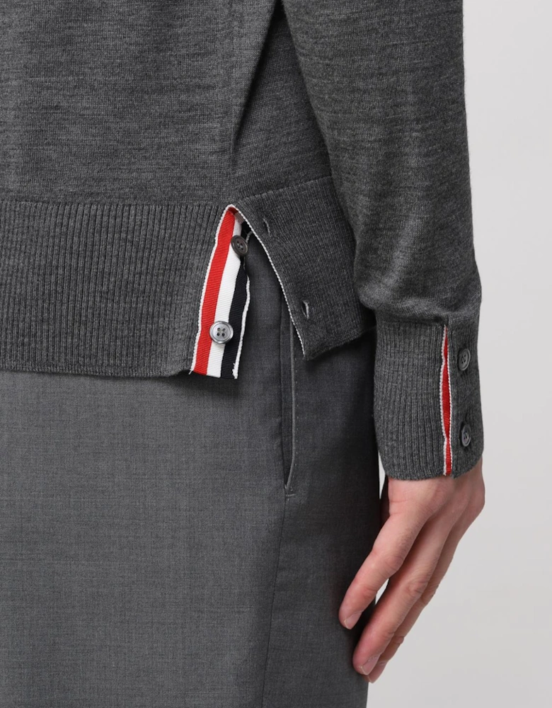 Four Bar Crewneck Sweater