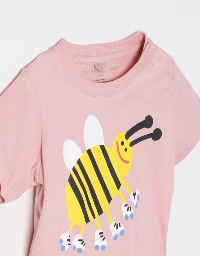 Kids Bee Roller Skate TShirt