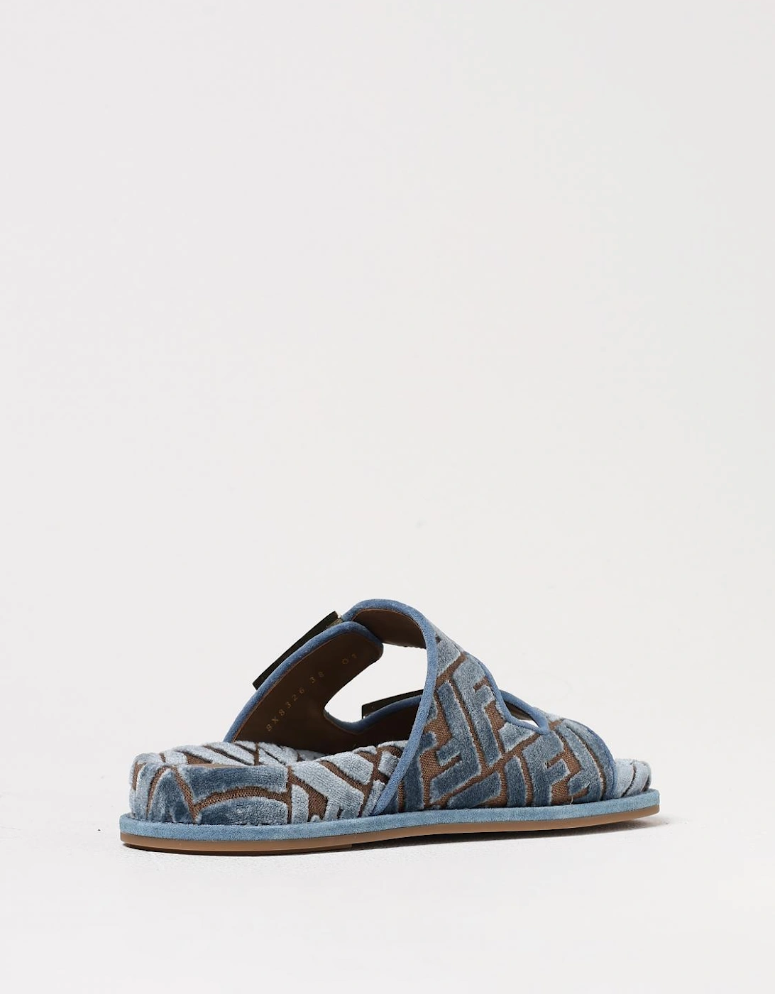 Slides Velvet Buckle