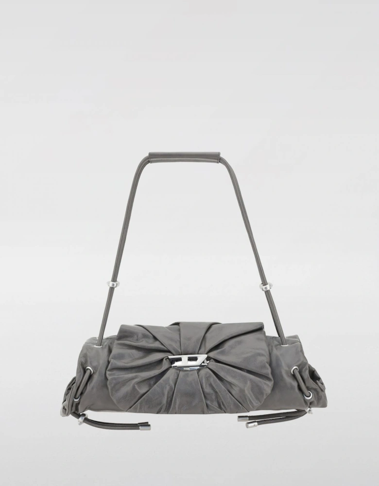 Pleated Leather Shoulder Bag