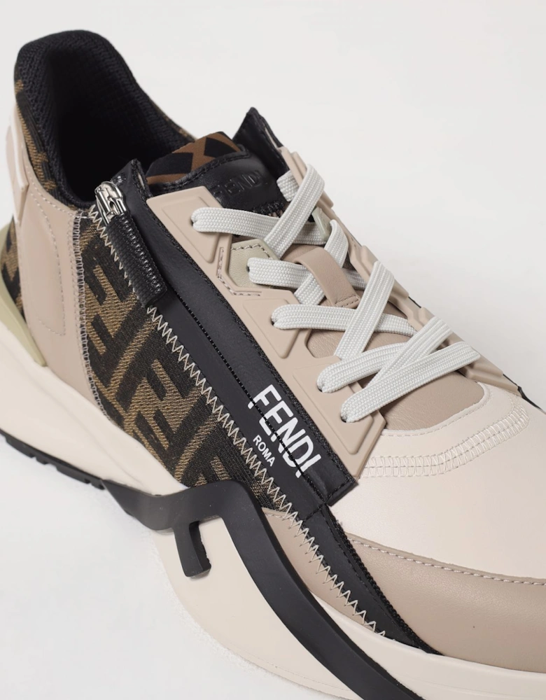 FF Motif Sneakers Side Zipper
