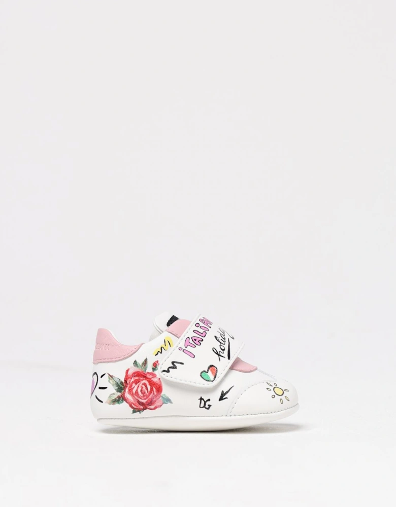 Baby Crib Shoes I Love Italia Graffiti