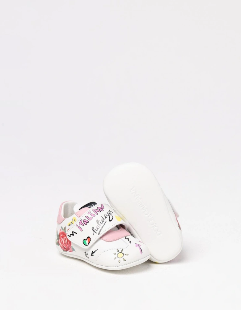Baby Crib Shoes I Love Italia Graffiti