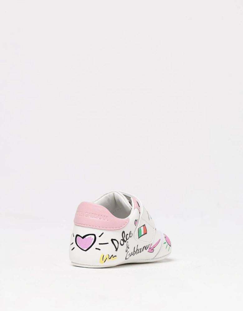 Baby Crib Shoes I Love Italia Graffiti