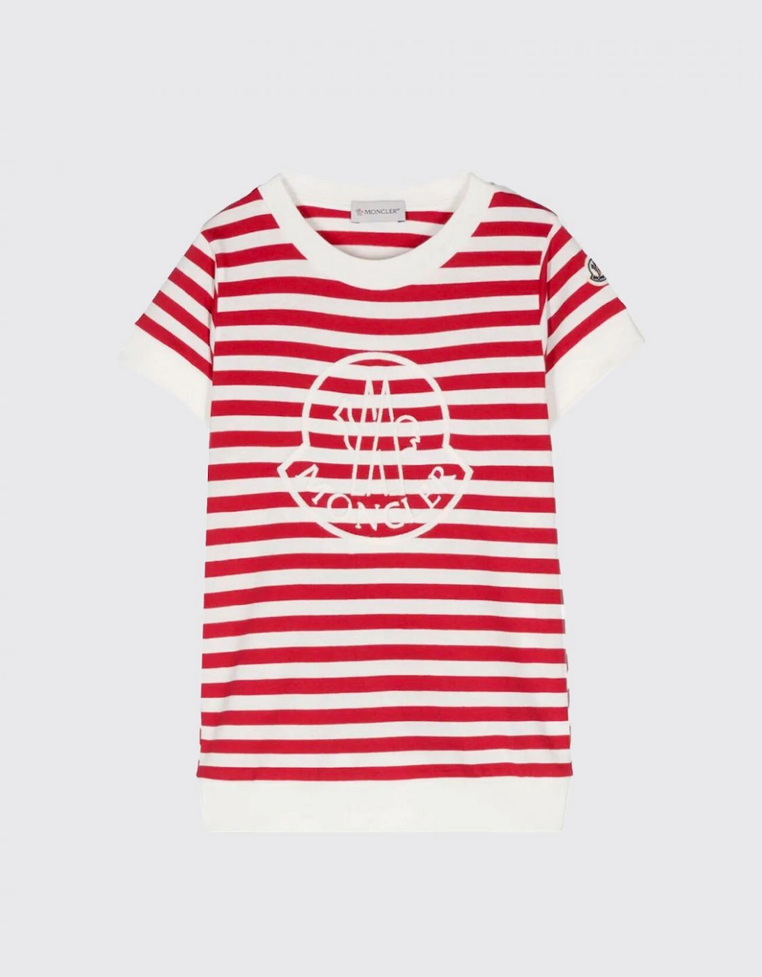 Kids Striped TShirt Logo Print, 5 of 4
