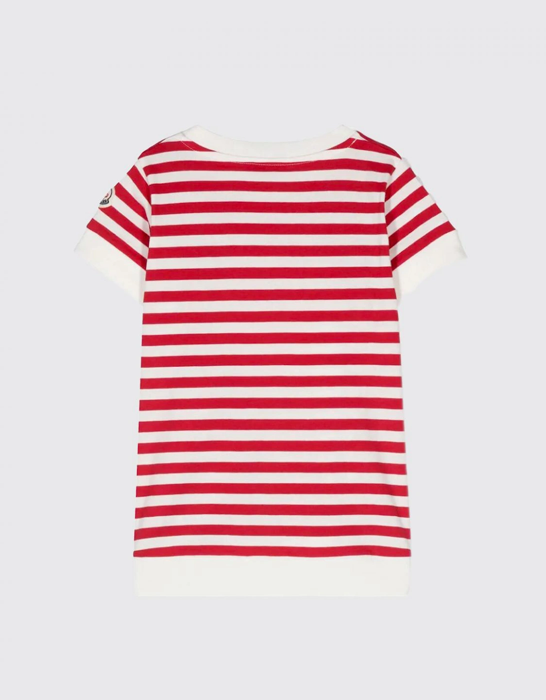 Kids Striped TShirt Logo Print
