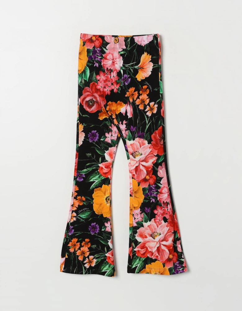 Floral Flare Pants