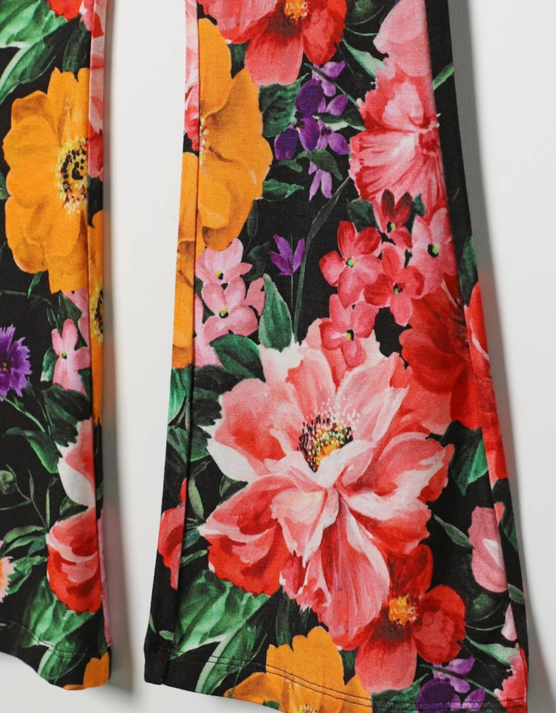 Floral Flare Pants