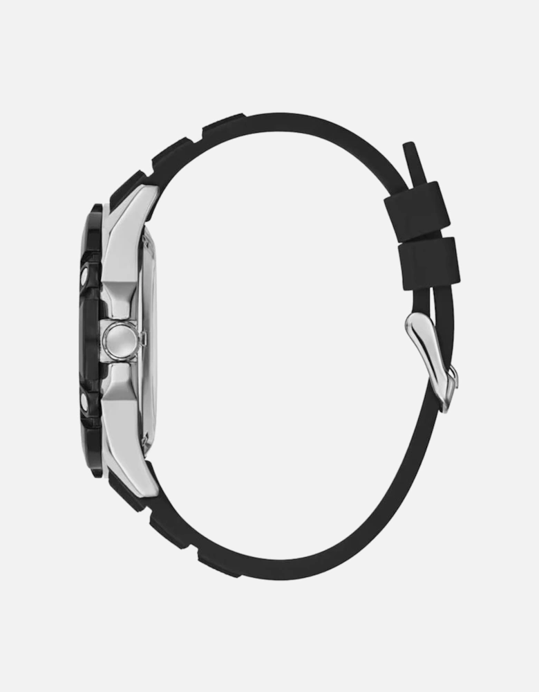 Automatic Skeleton Watch with Silicone Strap