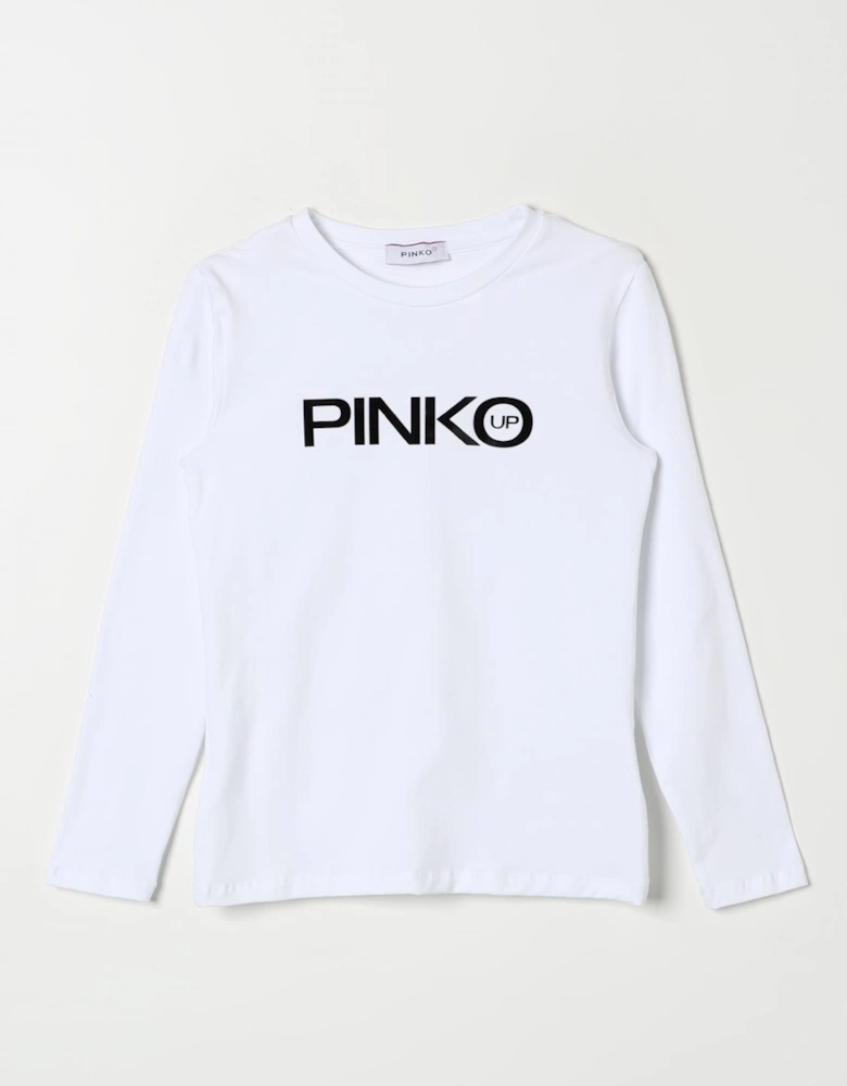 Logo Long Sleeve Knit Top