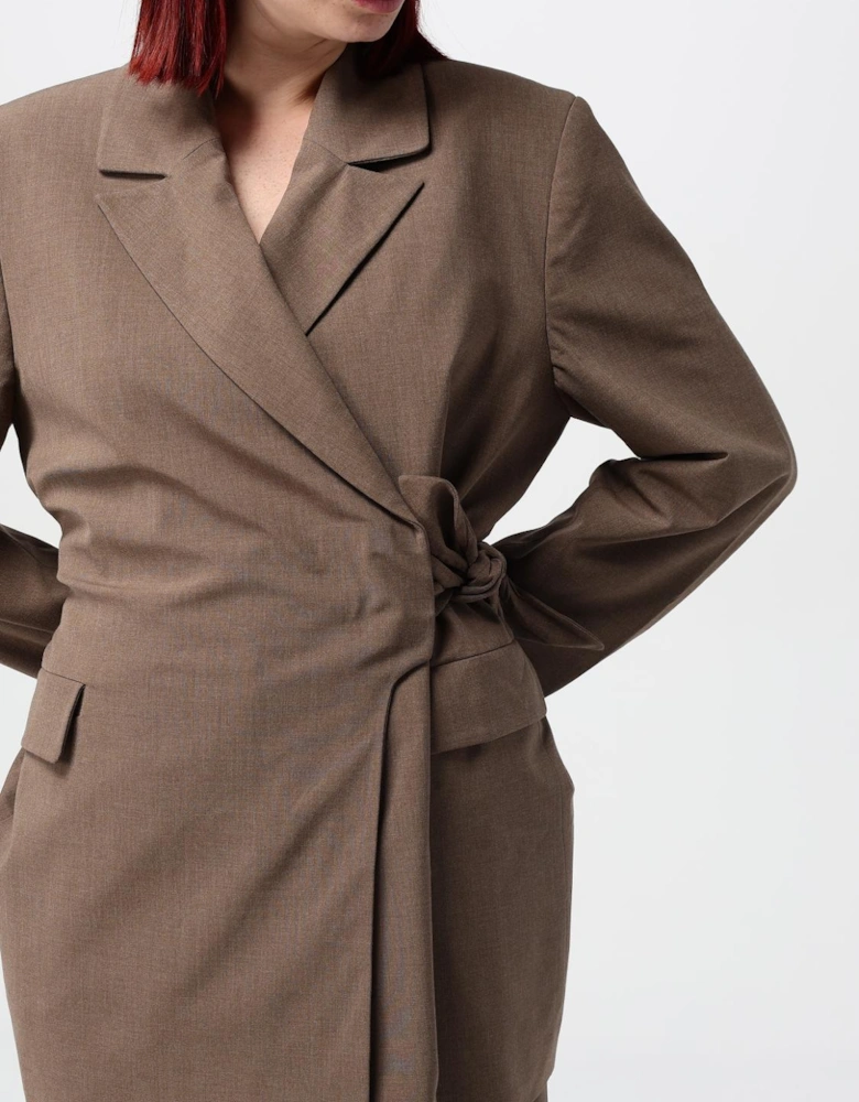 Wrap Blazer Long Sleeves