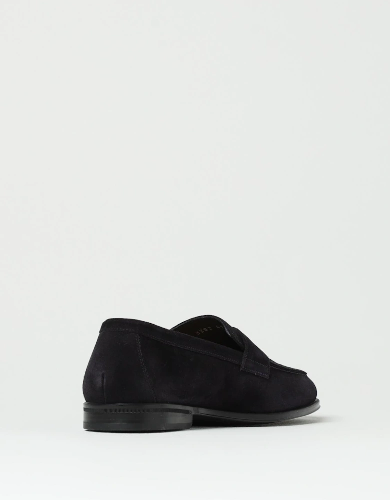 Suede Penny Loafers Casual Style
