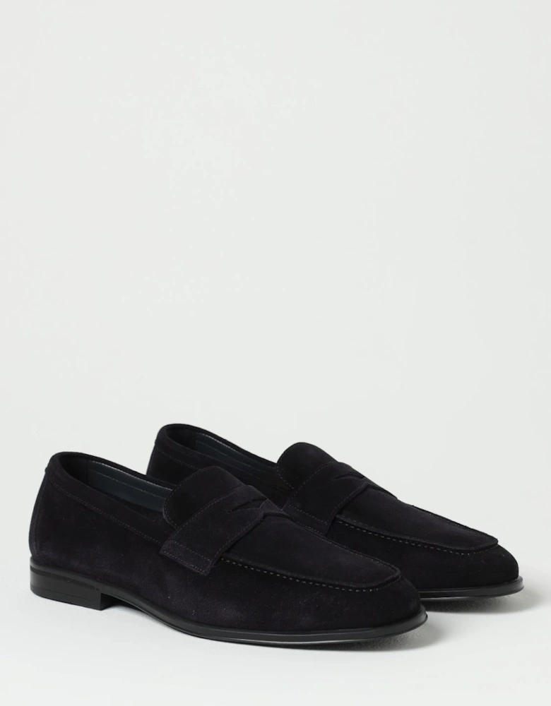 Suede Penny Loafers Casual Style