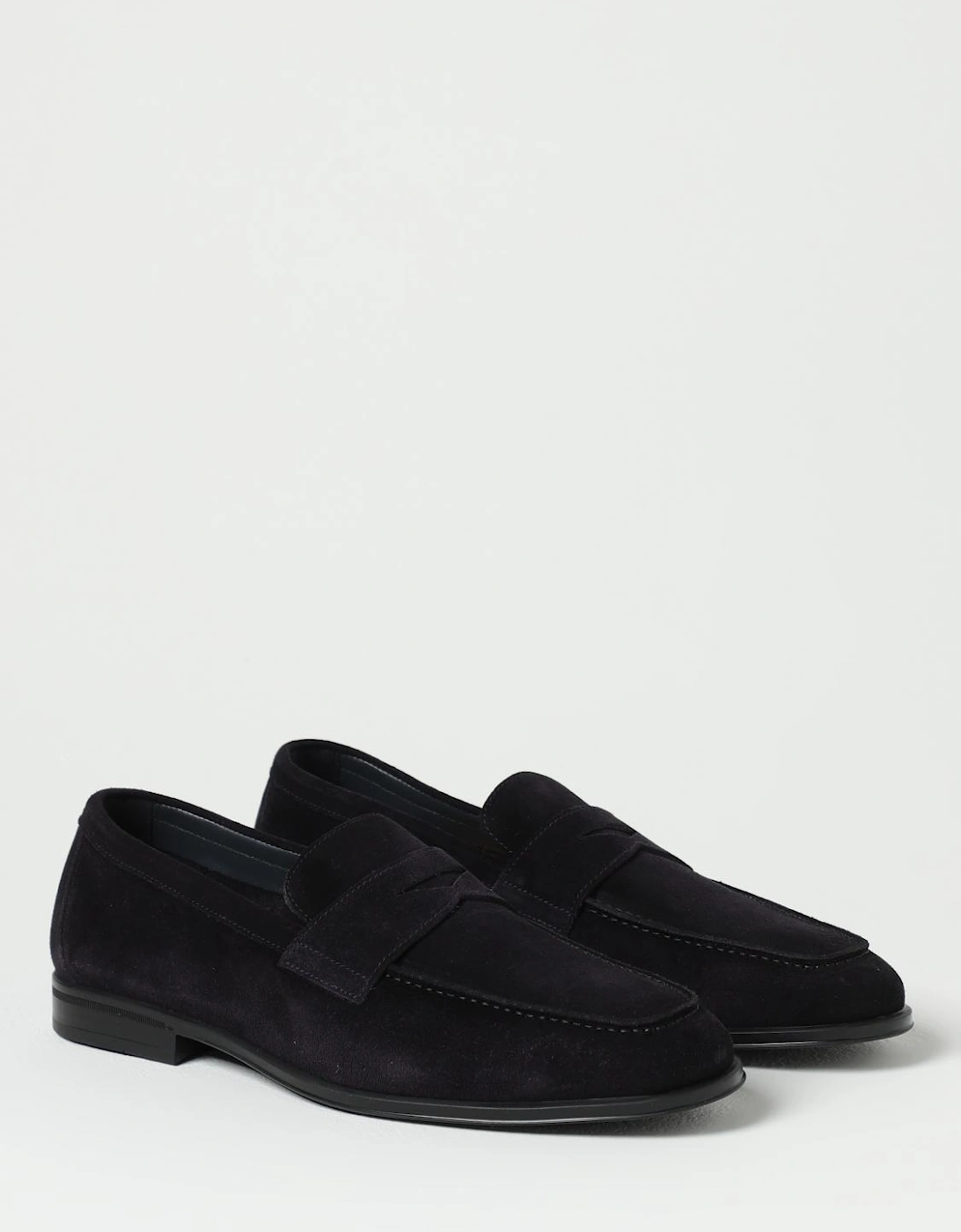 Suede Penny Loafers Casual Style