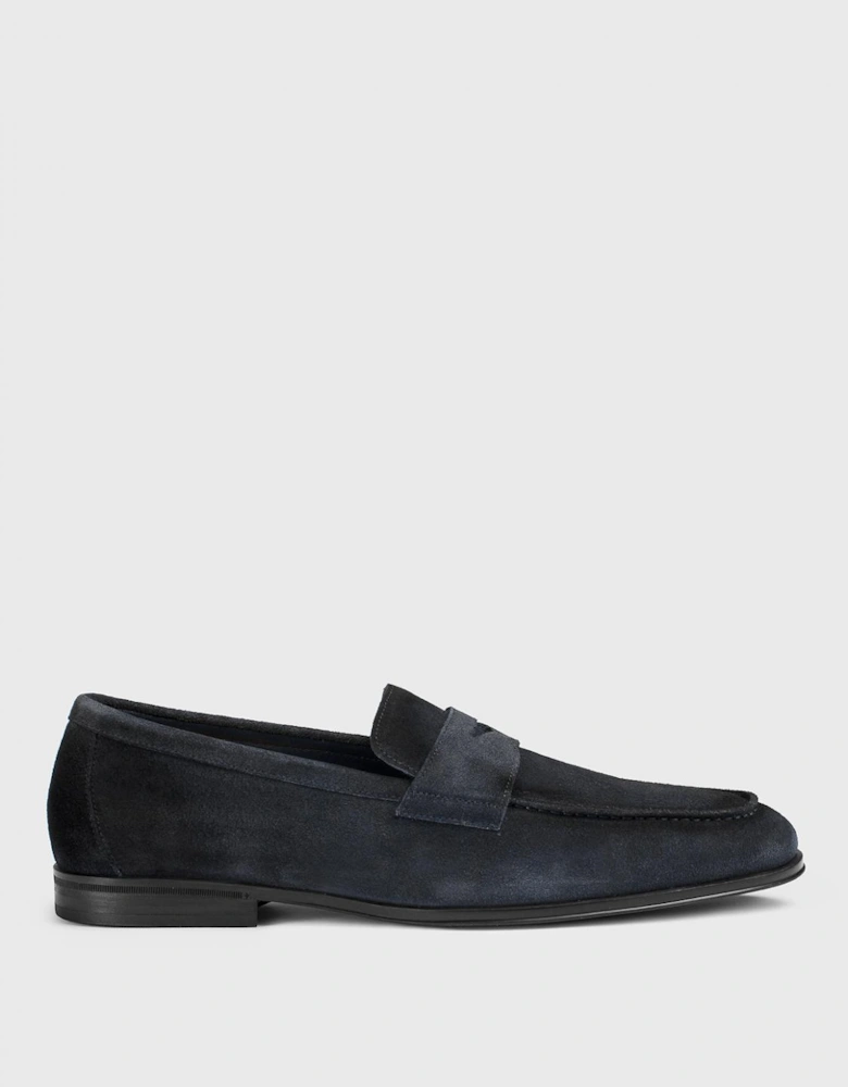 Suede Penny Loafers Casual Style