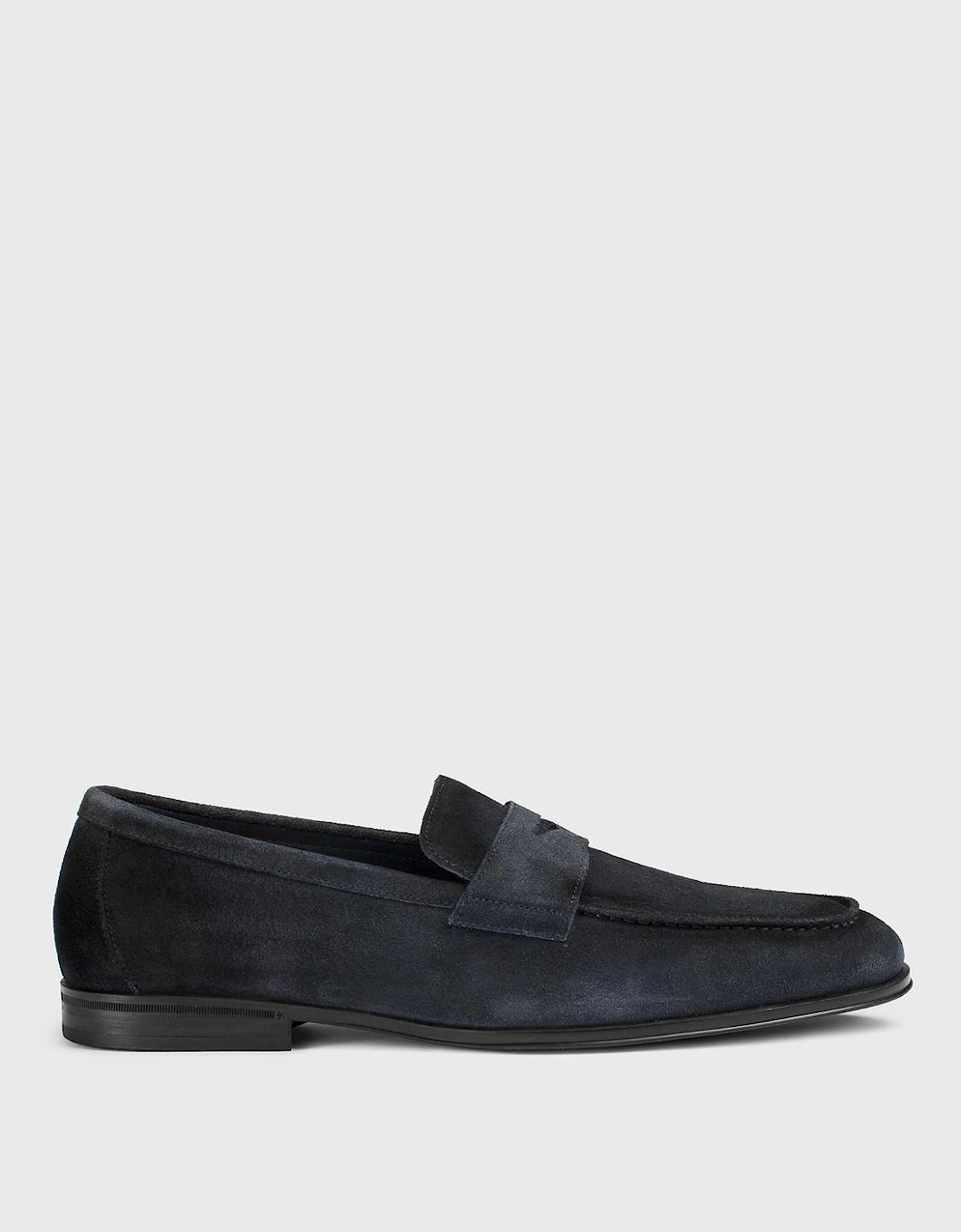 Suede Penny Loafers Casual Style