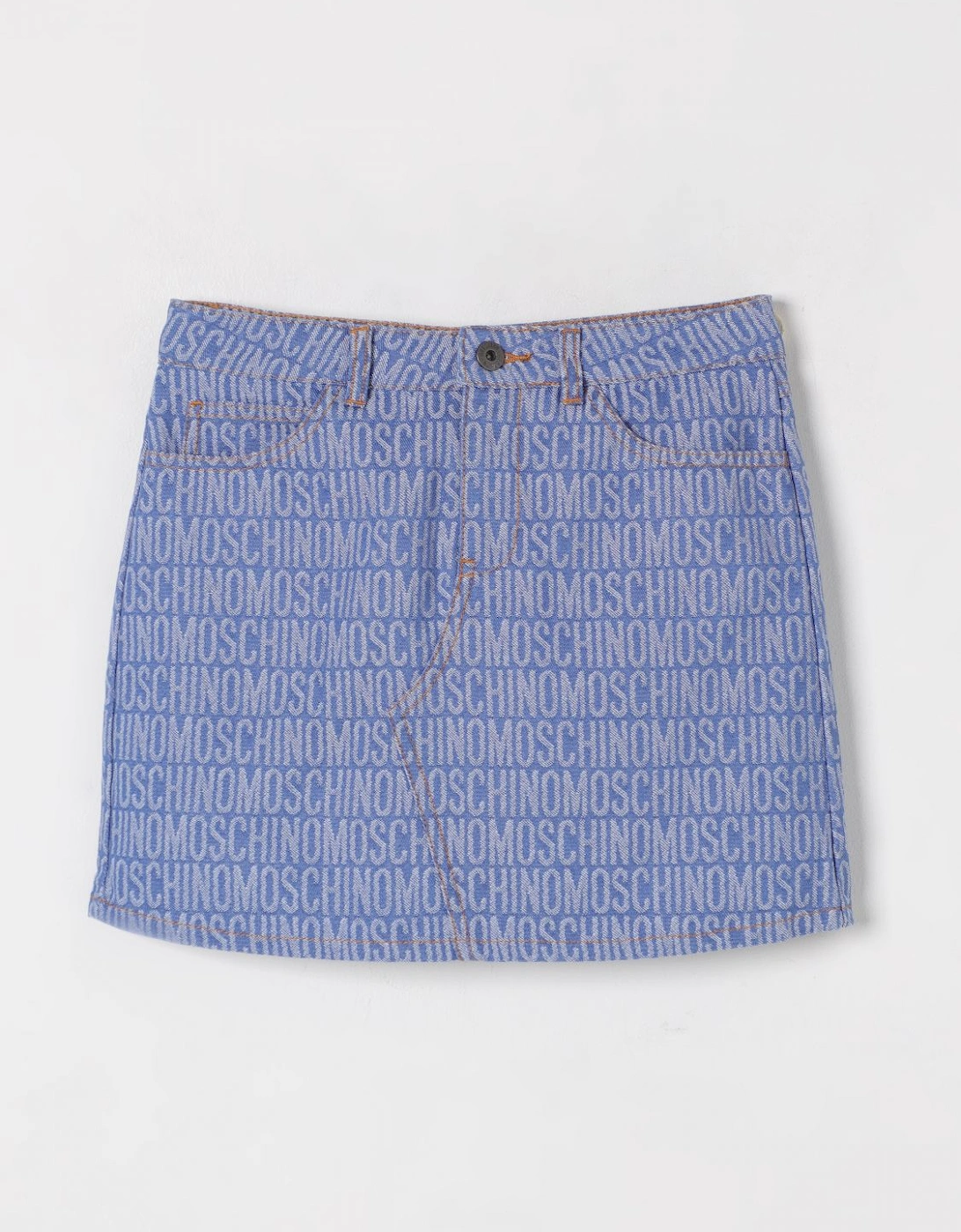 Logo Denim Mini Skirt, 3 of 2