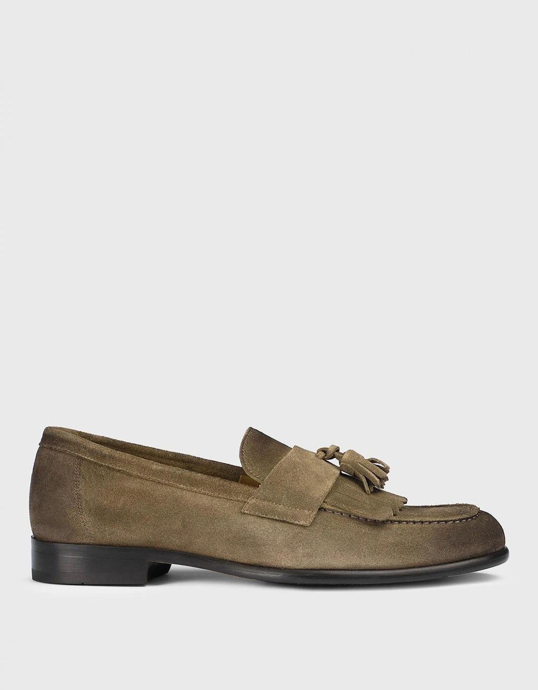 Suede Leather Tassel Loafers, 5 of 4
