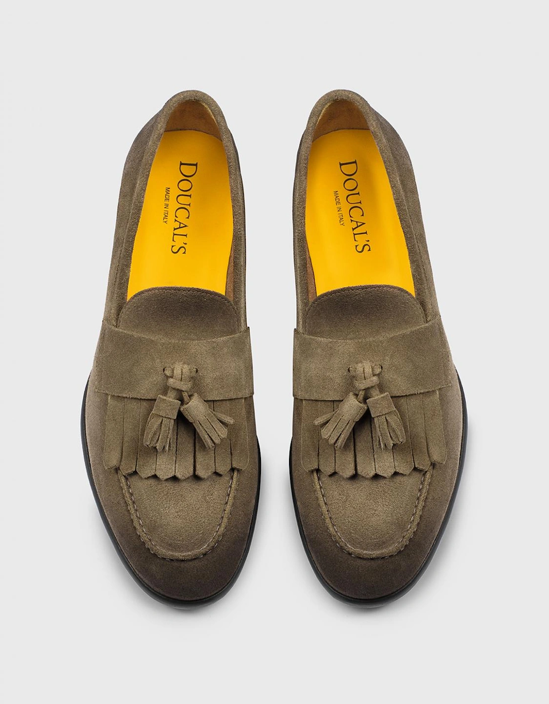 Suede Leather Tassel Loafers