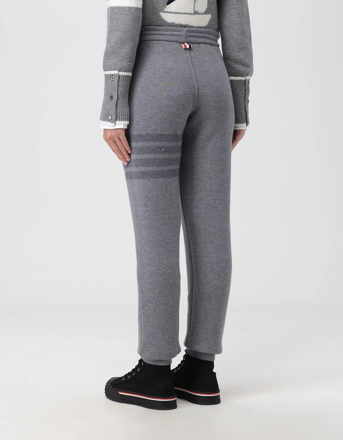 Four Bar Stripe Detail Sweatpants