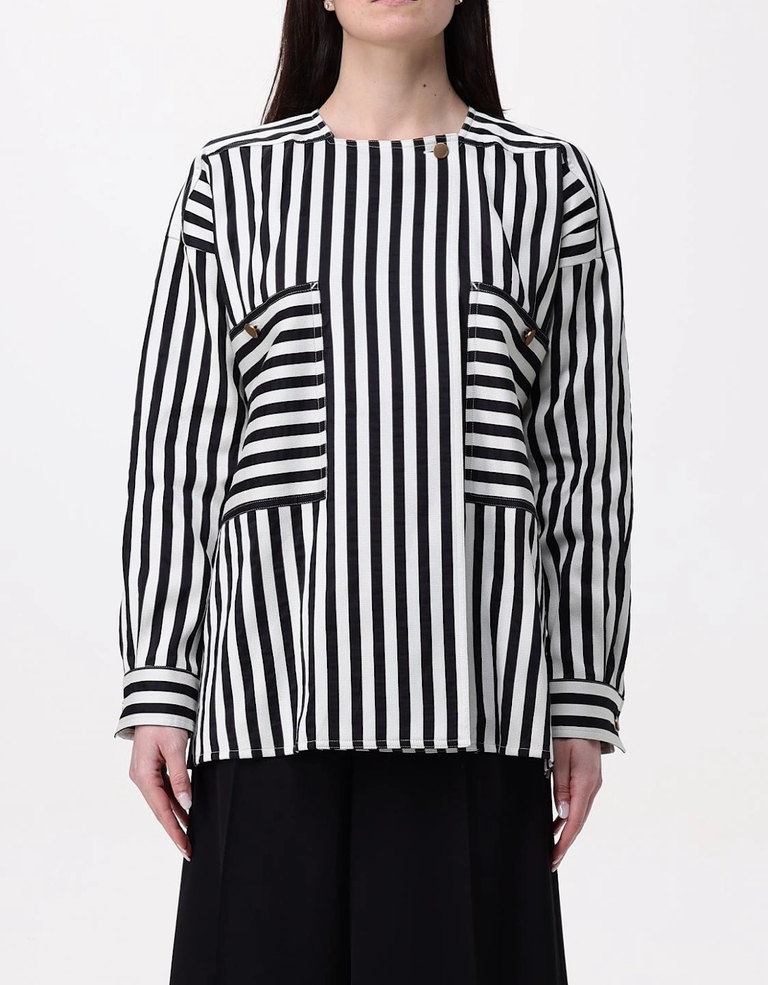 Striped Cotton Shirt Relaxed Fit, 6 of 5