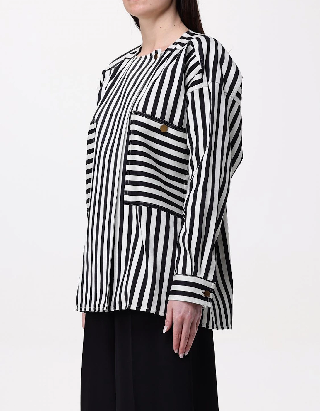 Striped Cotton Shirt Relaxed Fit