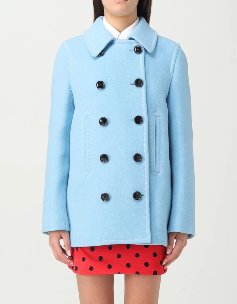 Pea Coat DoubleBreasted Wool
