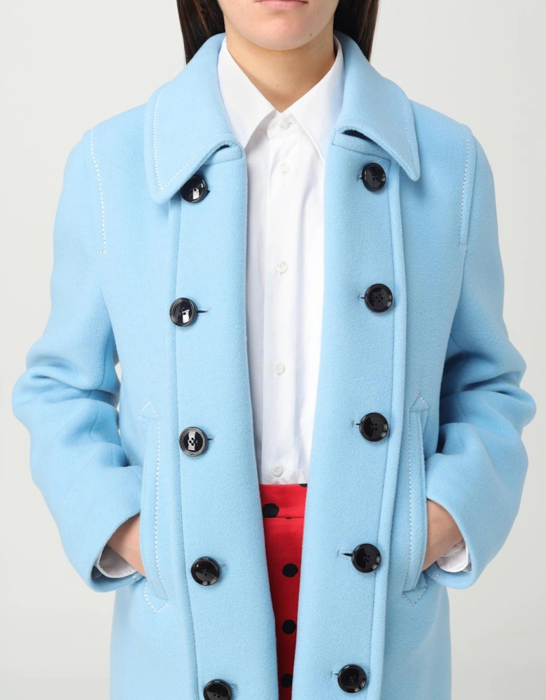 Pea Coat DoubleBreasted Wool