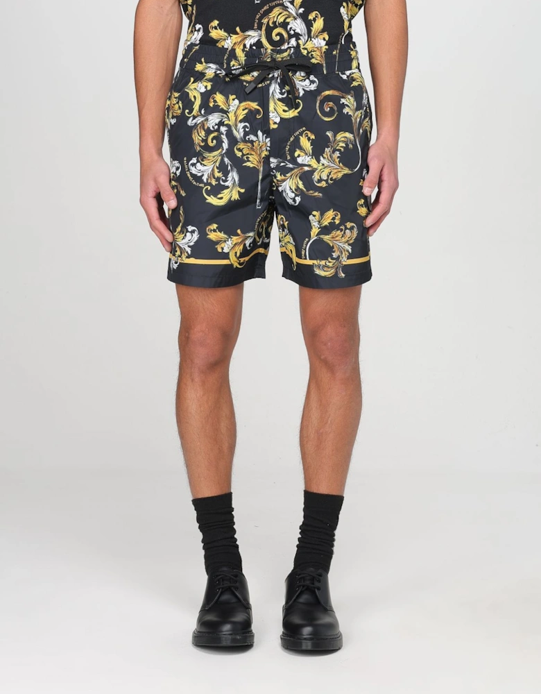 Baroque Print Swim Trunks