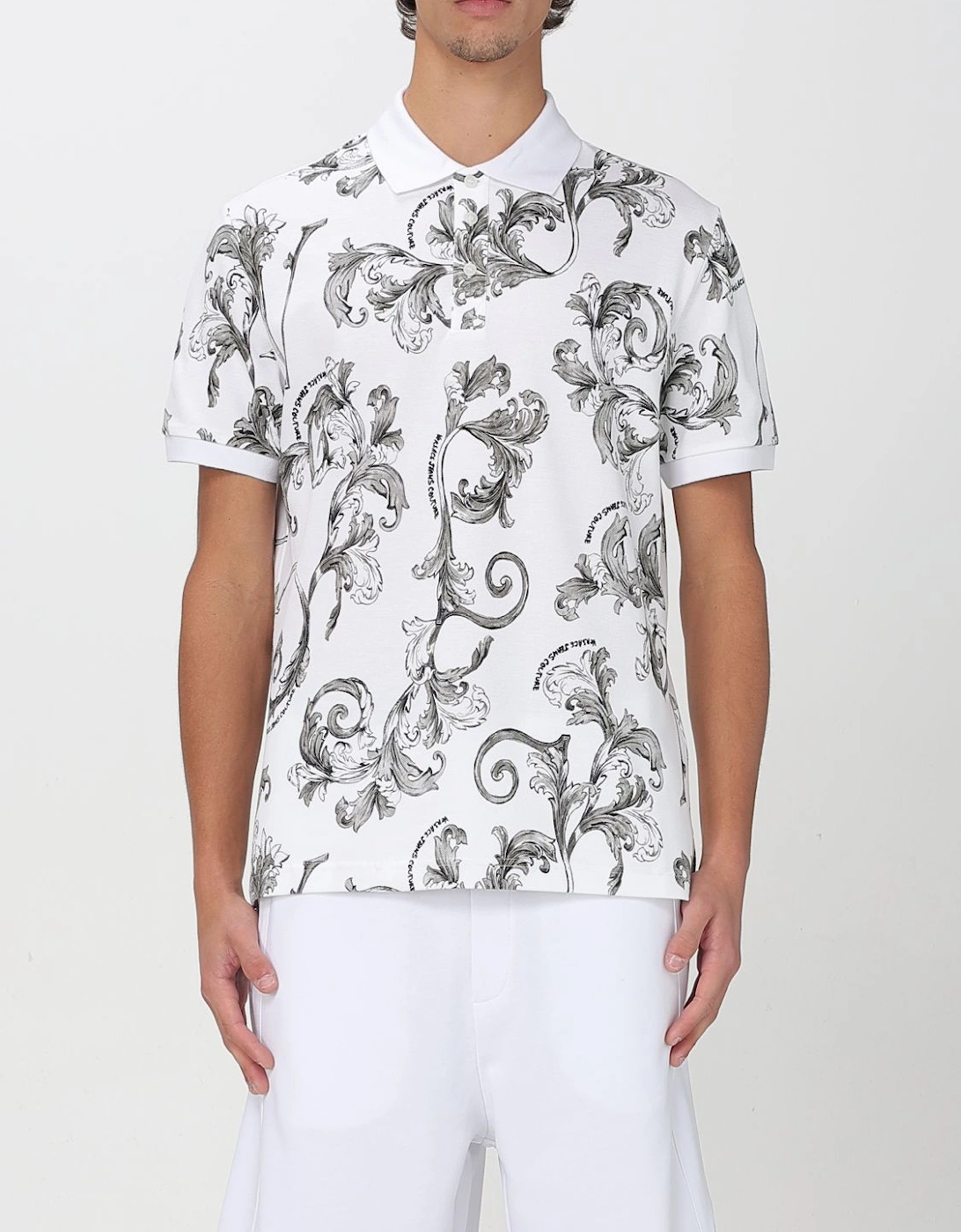 Baroque Print Swim Trunks