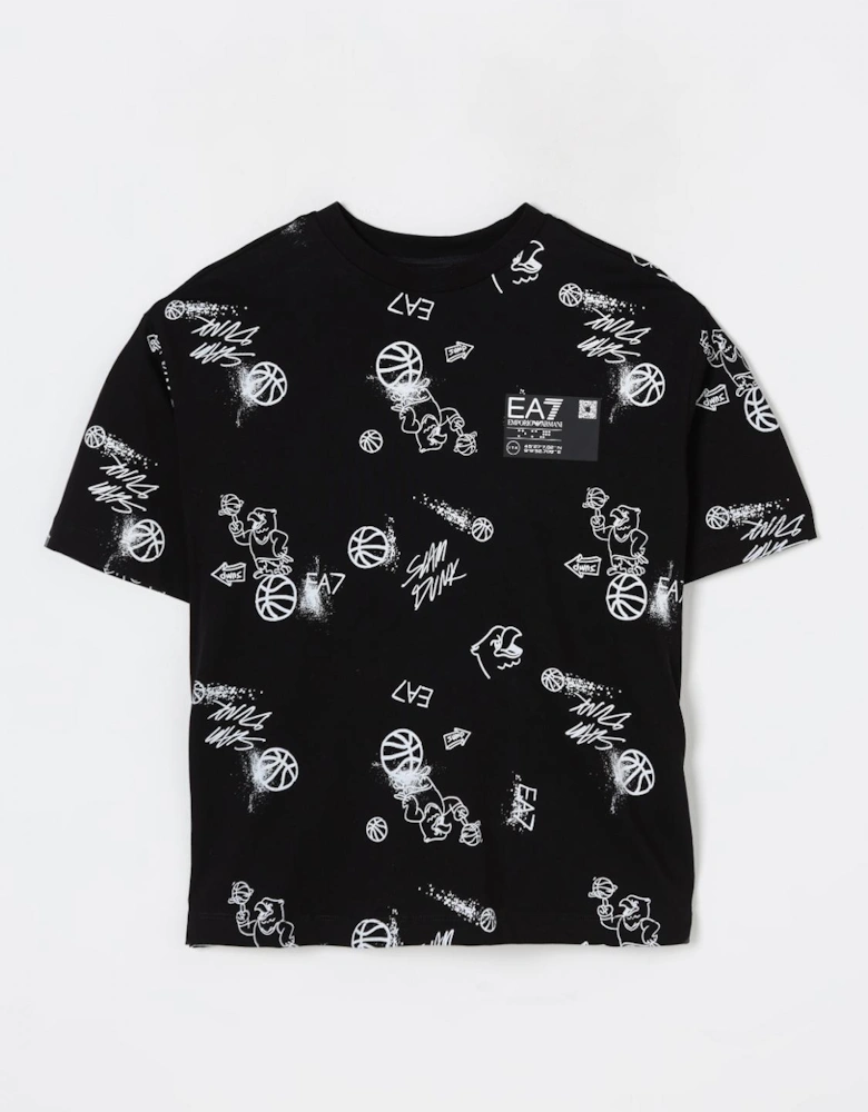 Basketball Graphic Tee Short Sleeve