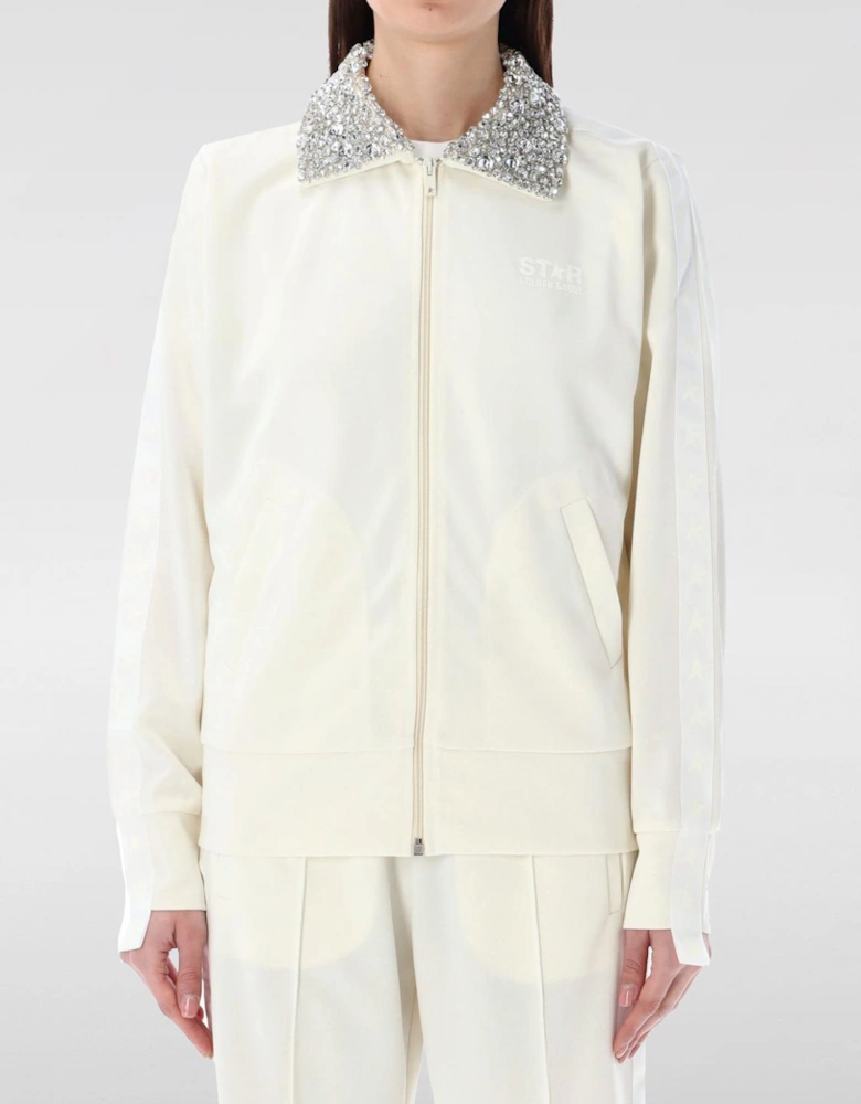 Crystal Collar Track Jacket