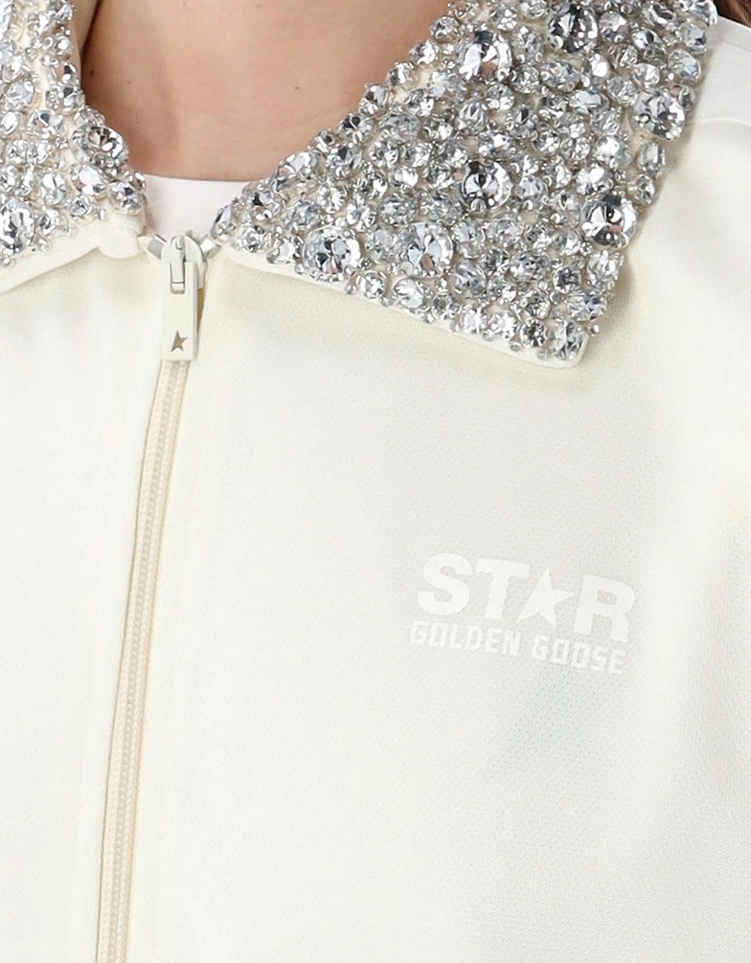 Crystal Collar Track Jacket