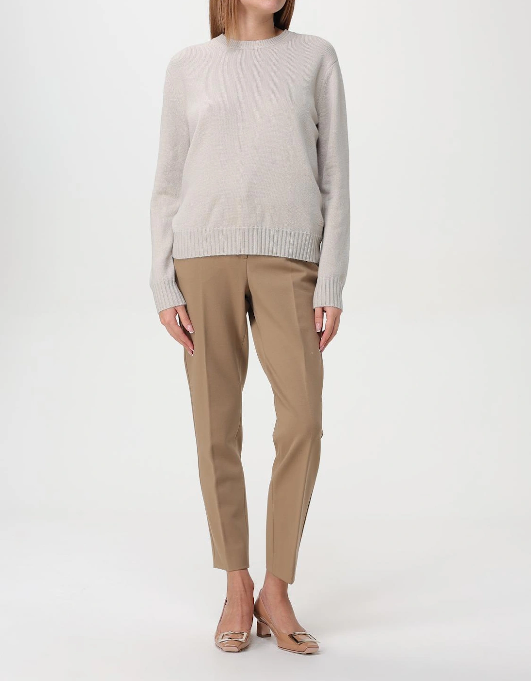 Cashmere Crew Neck Pullover Sweater