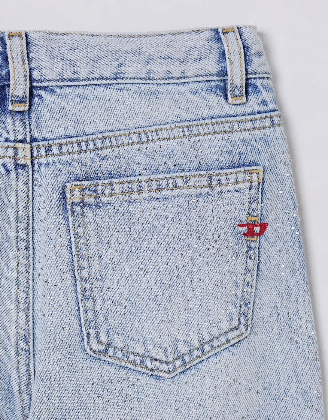 DVintage Crystal Embellished Jeans