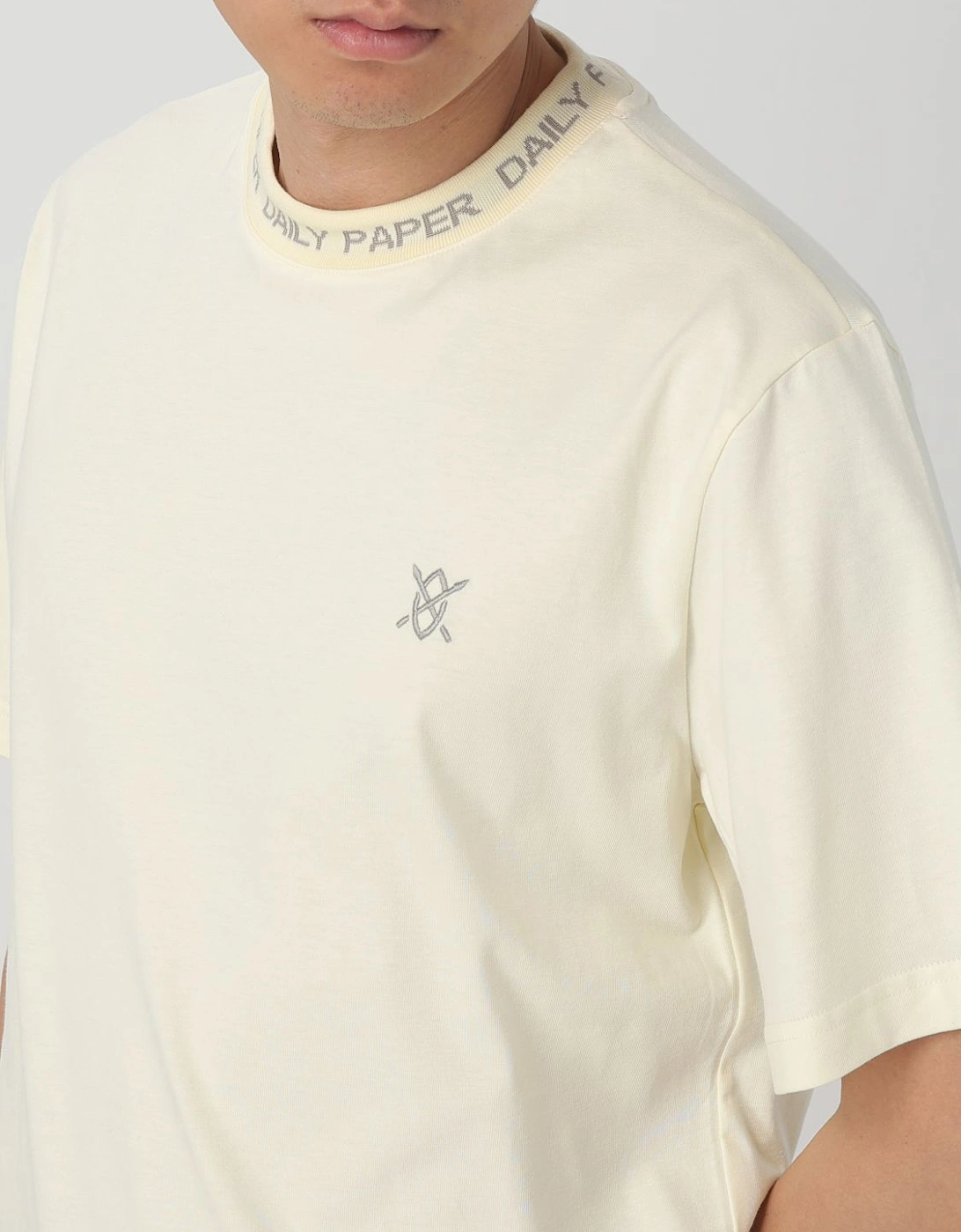 Ribbed Crew Neck Short Sleeve Tee