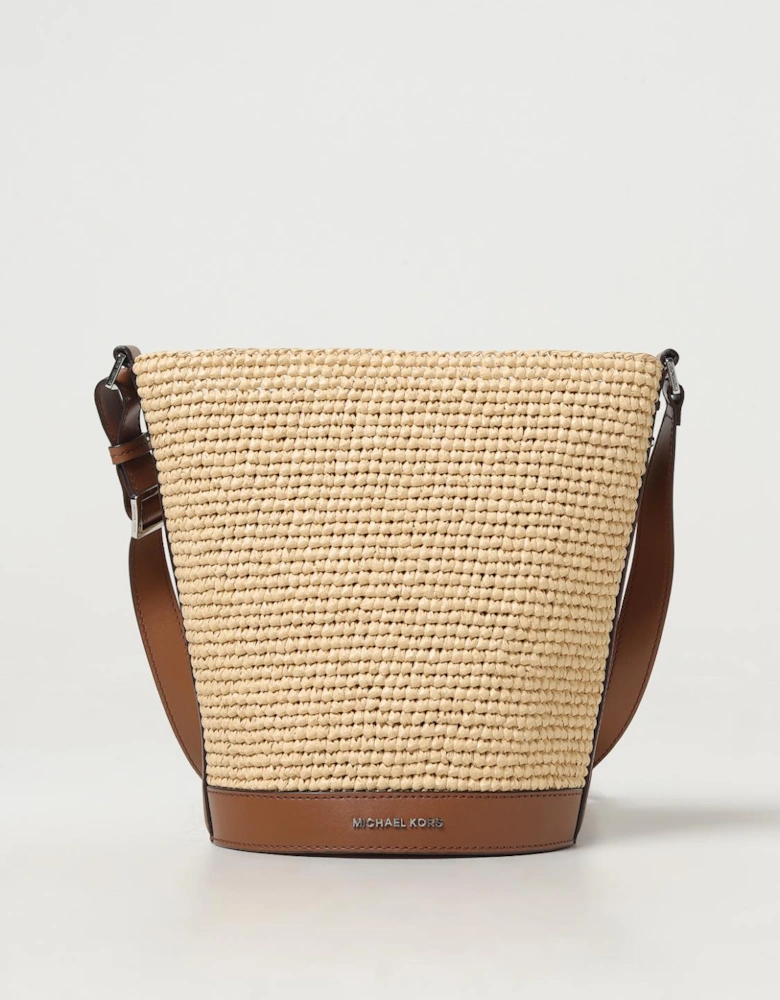 Jet Set Straw Bucket Bag