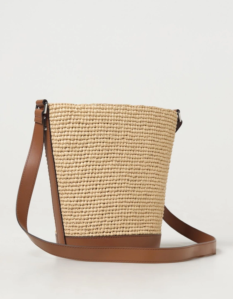 Jet Set Straw Bucket Bag