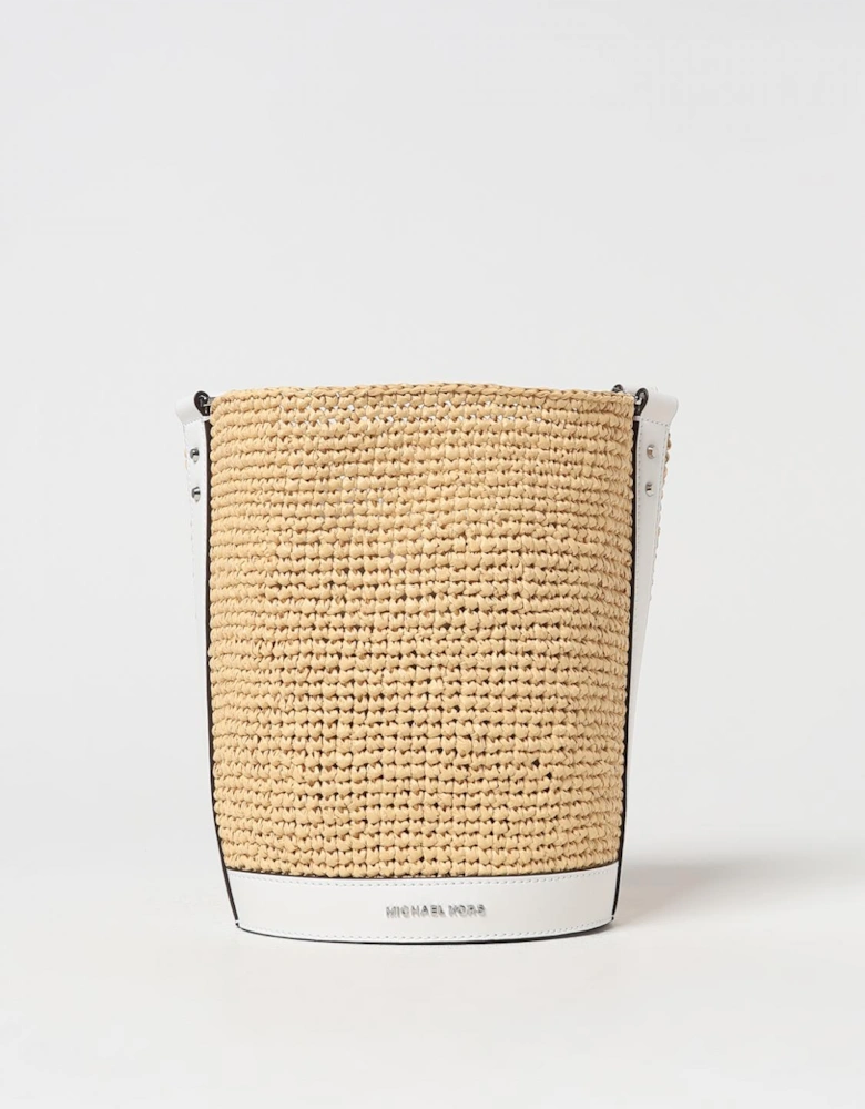 Jet Set Straw Bucket Bag