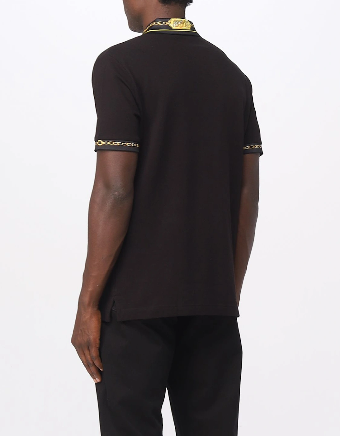 Chain Detail Polo Shirt