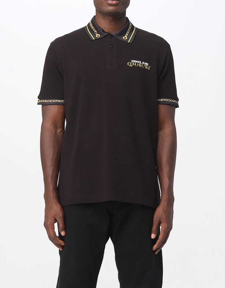 Chain Detail Polo Shirt