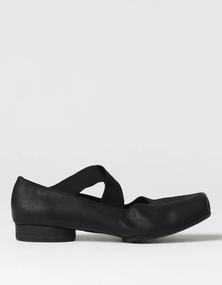 Leather Ballerina Flats Elastic Band