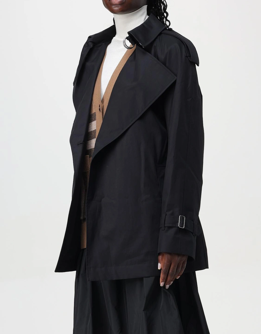 Trench Coat Belted Style