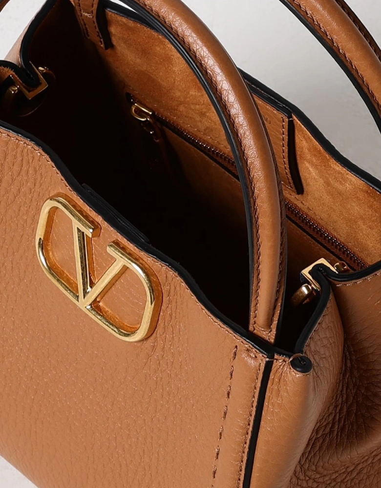 Roman Stud Small Top Handle Bag