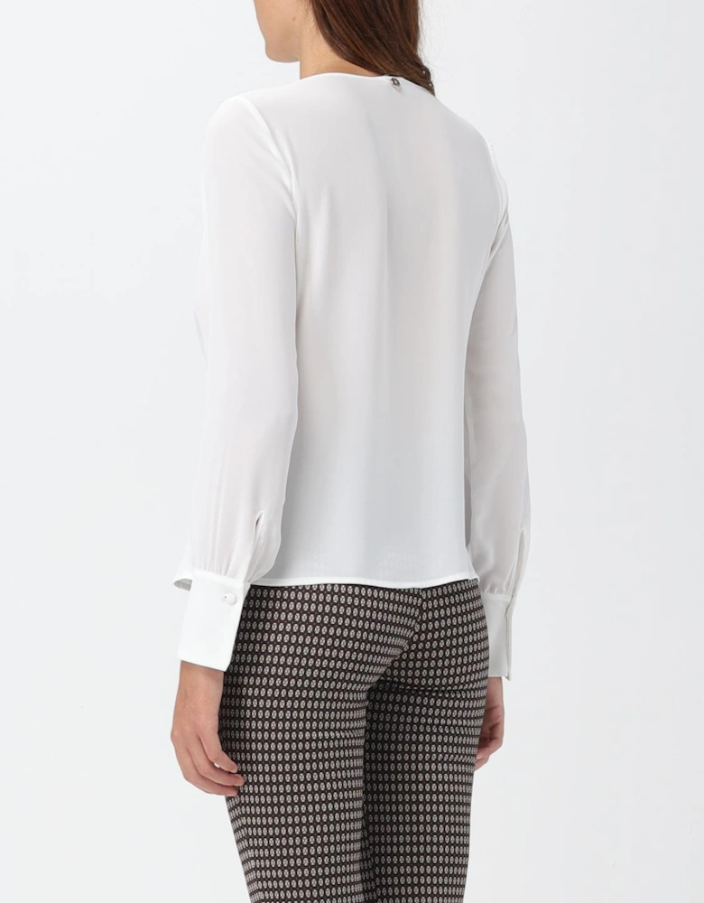 Cowel Neck Long Sleeve Blouse