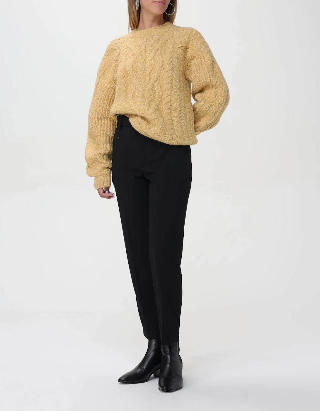 Cable Knit Pullover Sweater
